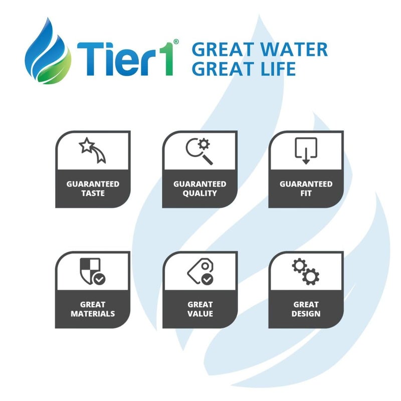 Tier1 Undersink Water Filter Replacement for GE FQSVF, GXSV65, GNSV70, GNSV75 - Carbon Block Media Reduces Chlorine and Other Water Contaminants - 4 Pack - Image 4